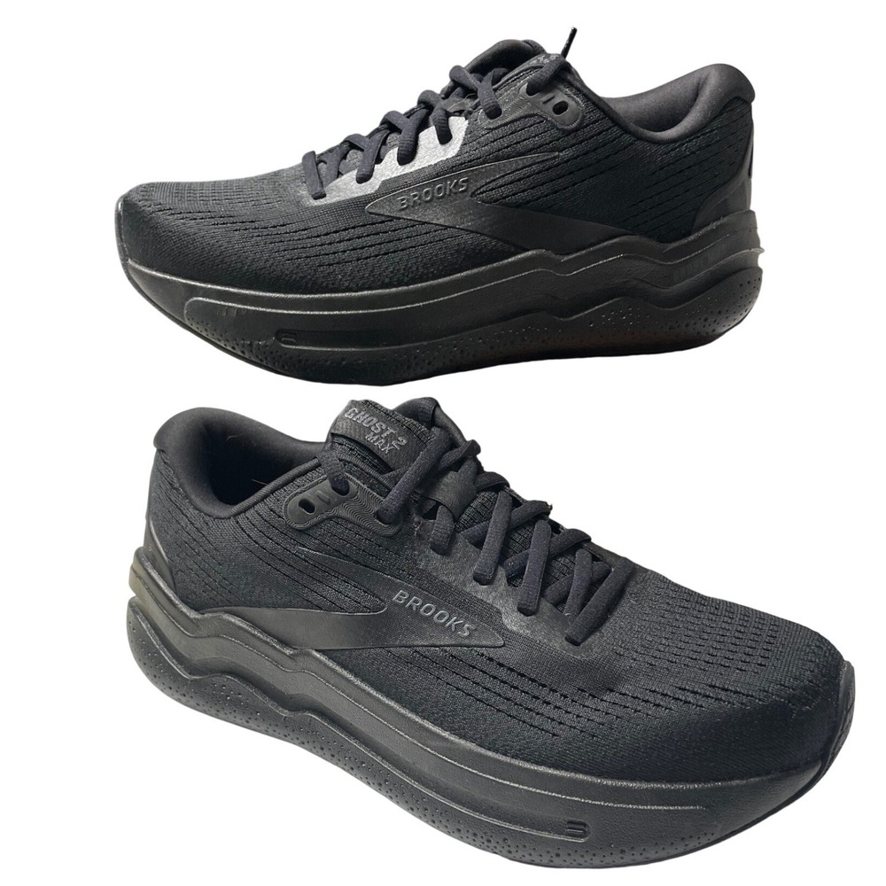 Brooks Ghost Max 2 Black Running Shoes Women's 8.5B